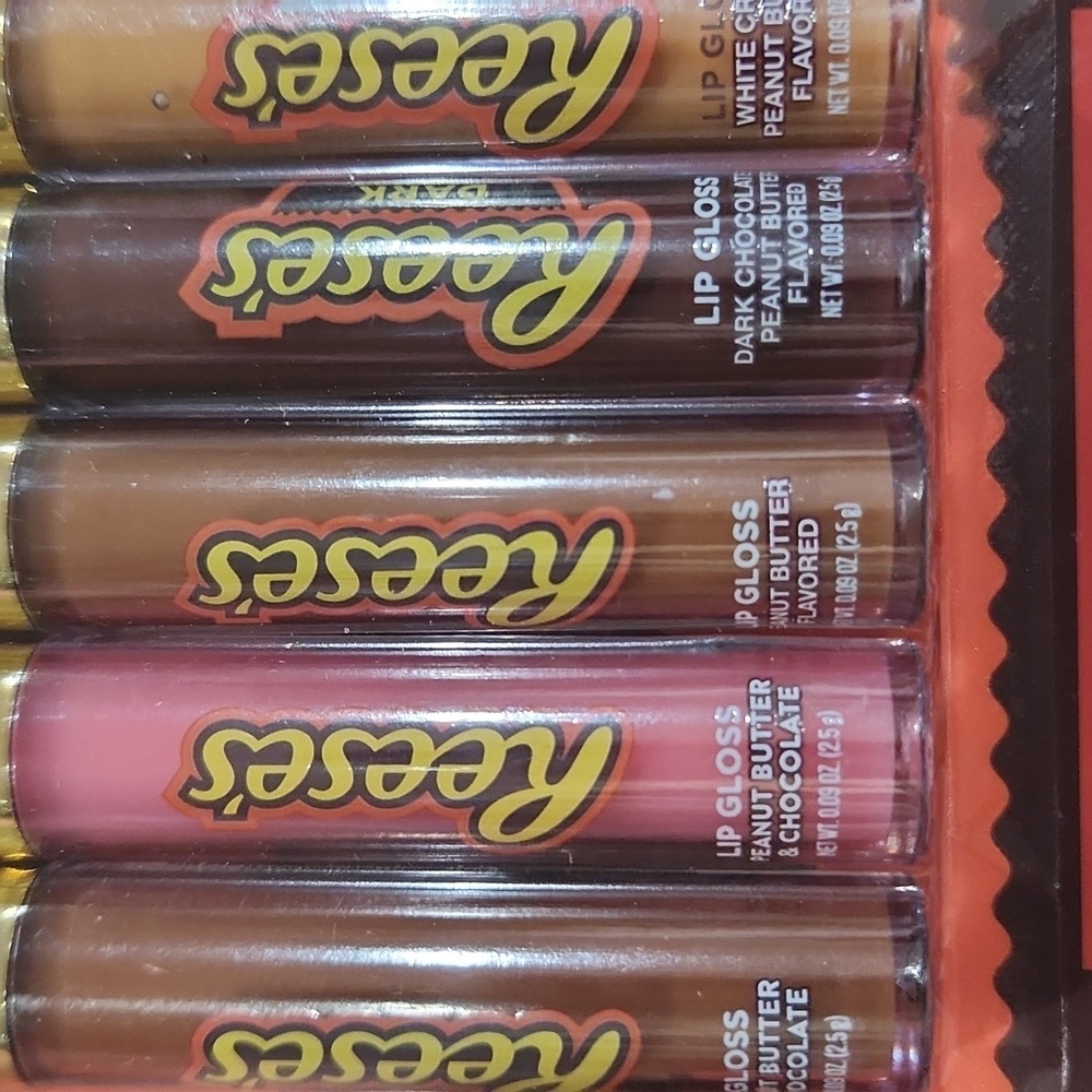 🔹️Reeses 🔹️collectors 5 Pack Flavored lip gloss - Picture 5 of 5